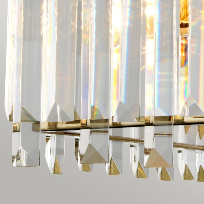 Aries 4 Light Large Chandelier - Polished Nickel