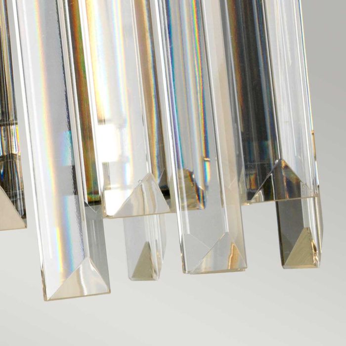 Aries 1 Light Wall Light - Polished Nickel