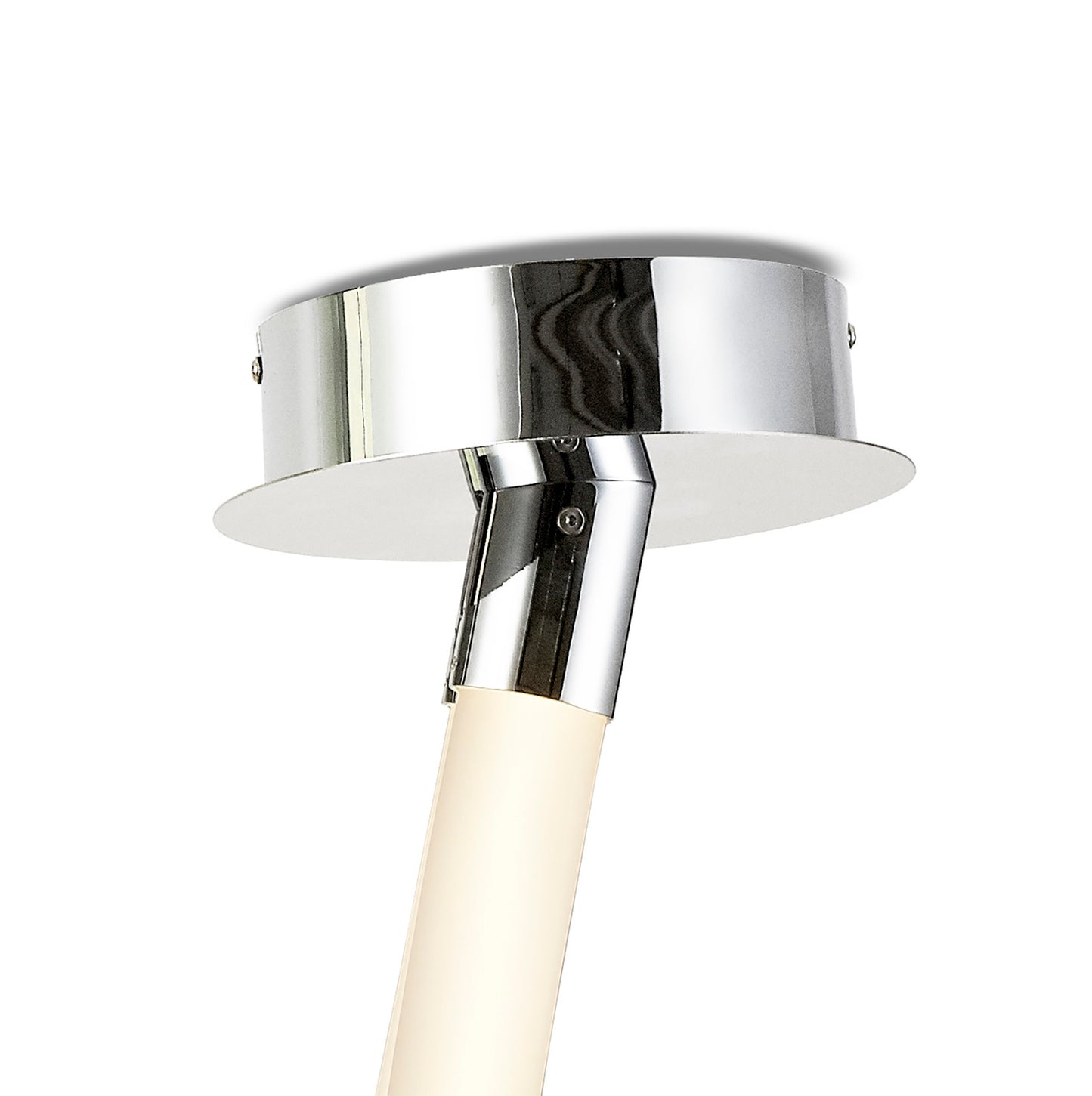 Armonia Semi Flush Medium Ribbons, 60W LED, 3000K, 4500lm, Polished Chrome/Frosted Acrylic, 3yrs Warranty by Mantra