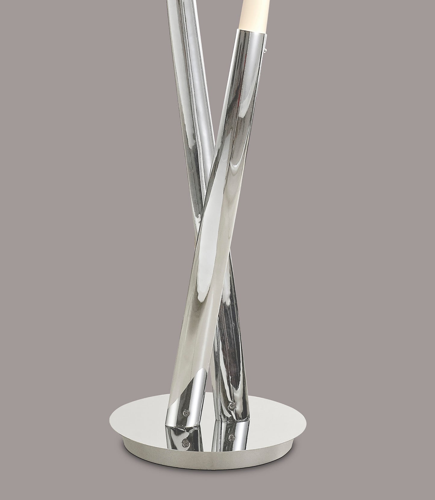 Armonia Floor Lamp, 30W LED, 3000K, 2250lm, Polished Chrome/Frosted Acrylic, 3yrs Warranty by Mantra