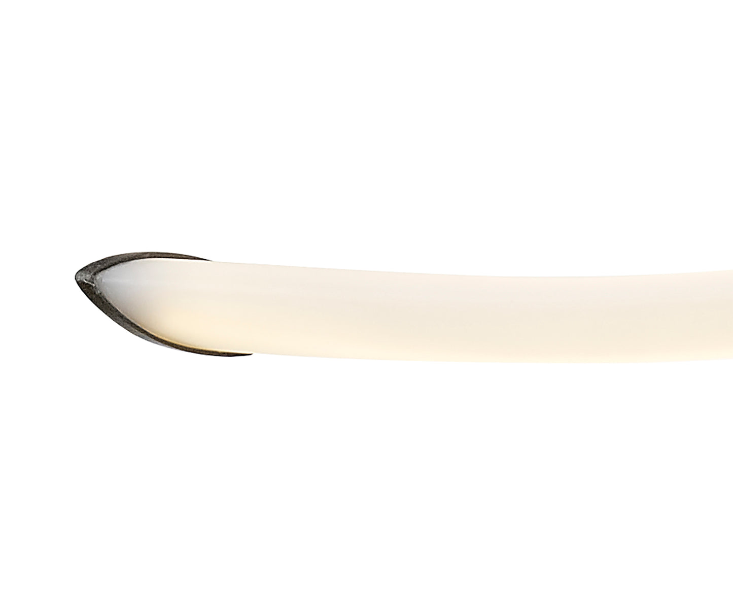 Armonia Semi Flush Large Ribbons, Dimmable, 60W LED, 3000K, 4500lm, Titanium/Frosted Acrylic, 3yrs Warranty by Mantra