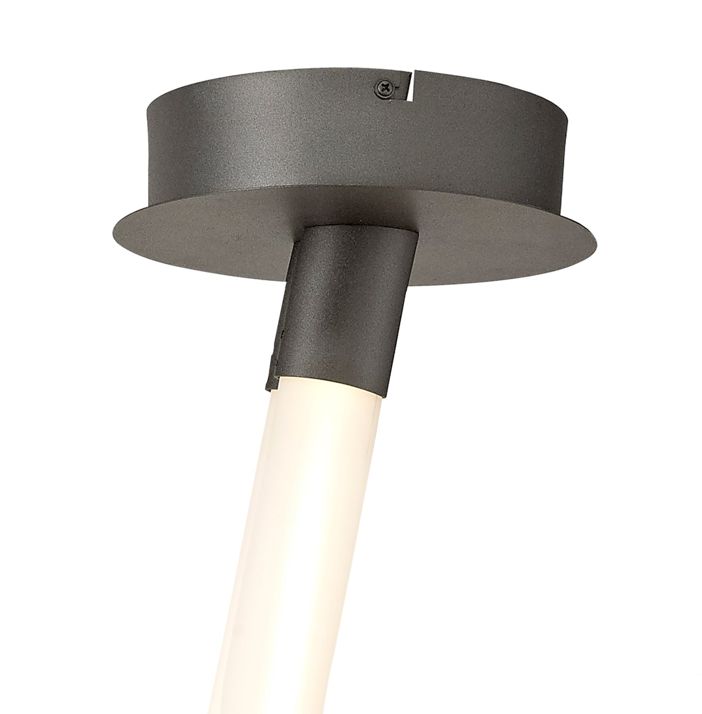 Armonia Semi Flush Medium Ribbons, Dimmable, 60W LED, 3000K, 4500lm, Titanium/Frosted Acrylic, 3yrs Warranty by Mantra