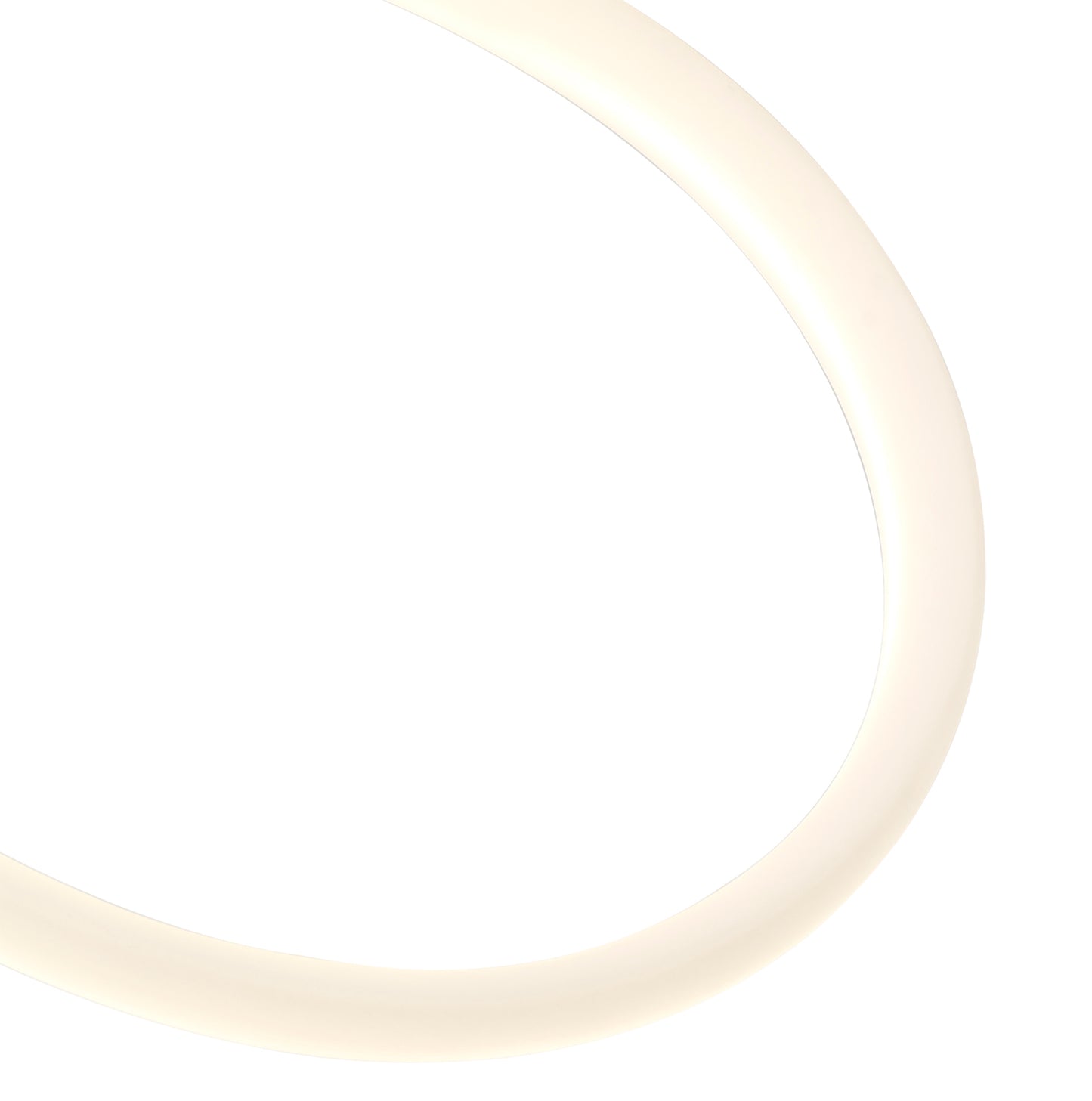 Armonia Semi Flush Loop, Dimmable, 25W LED, 3000K, 1875lm, Titanium/Frosted Acrylic, 3yrs Warranty by Mantra