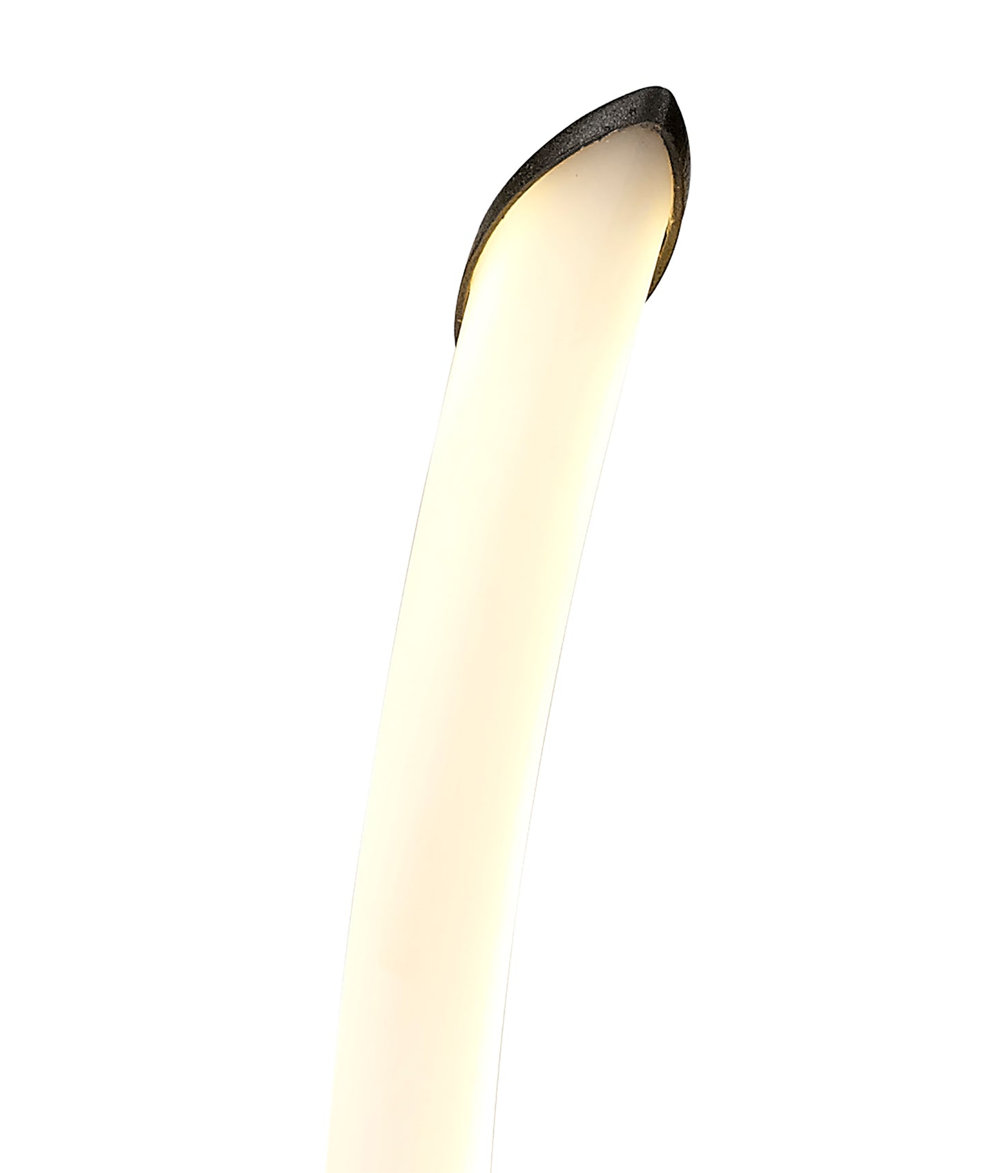 Armonia 1 Light Table Lamp, 10W LED, 3000K, 750lm, Titanium/Frosted Acrylic, 3yrs Warranty by Mantra