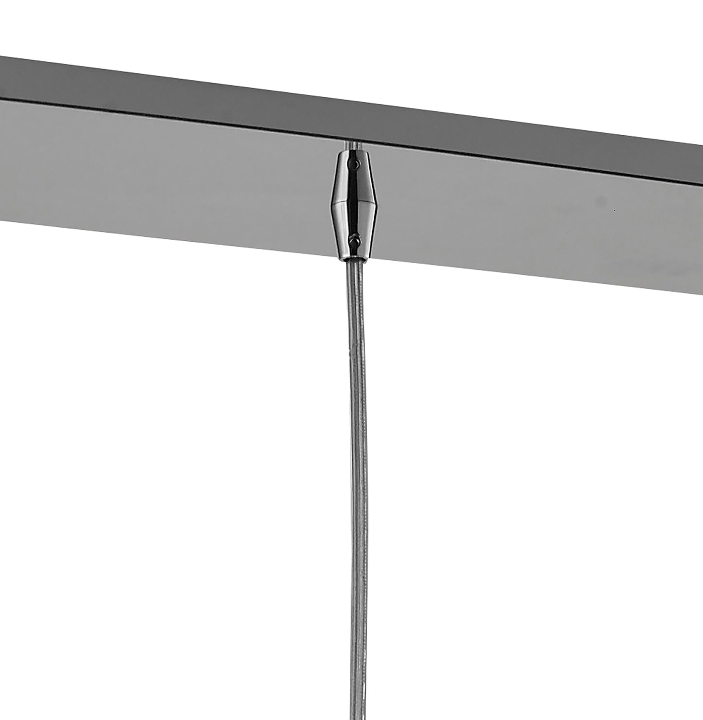 Artic Linear Pendant 3 Light G9 Line Small, Polished Chrome by Mantra