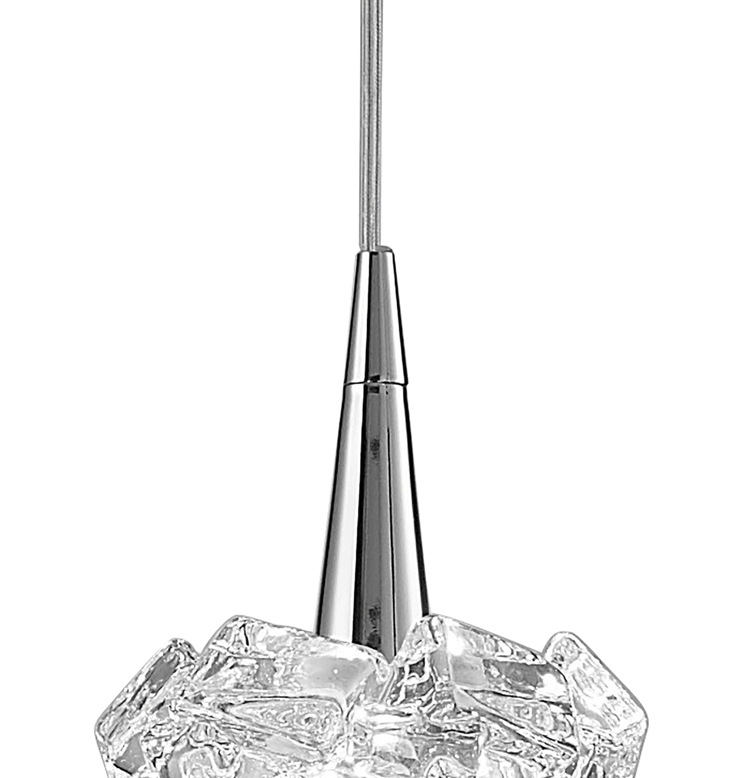 Artic Pendant 1 Light G9 Small, Polished Chrome by Mantra