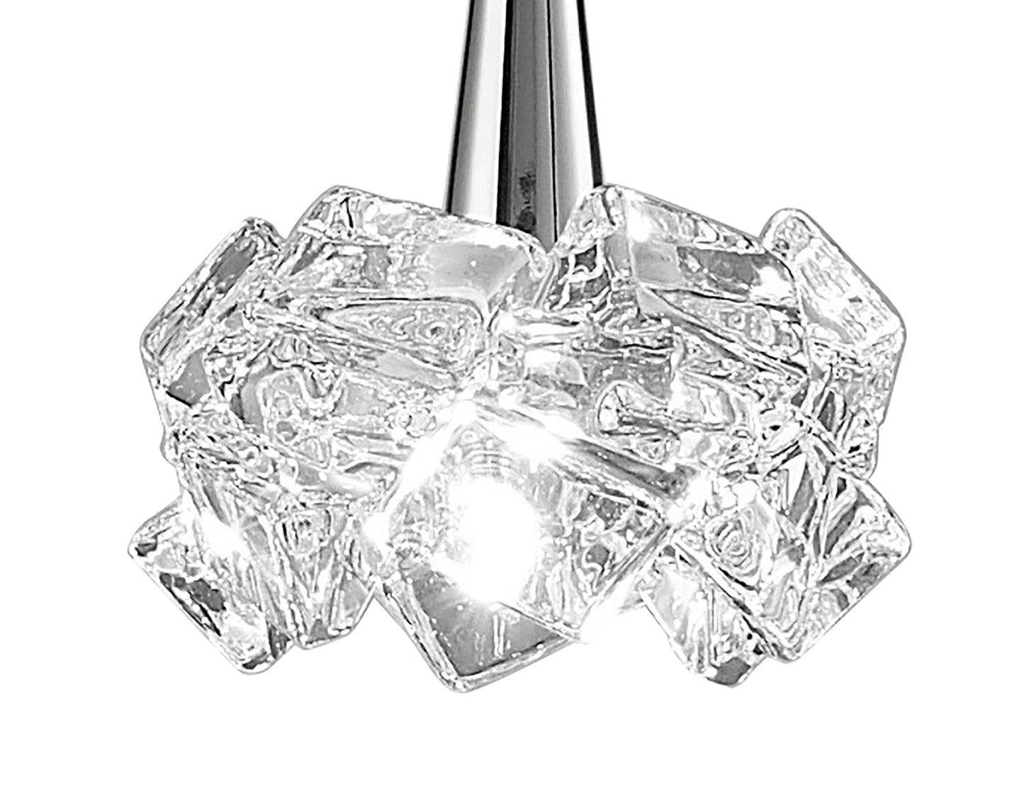 Artic Pendant 1 Light G9 Small, Polished Chrome by Mantra