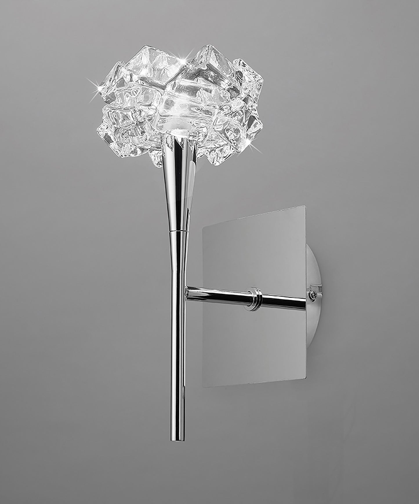 Artic Wall Lamp Switched 1 Light G9, Polished Chrome by Mantra