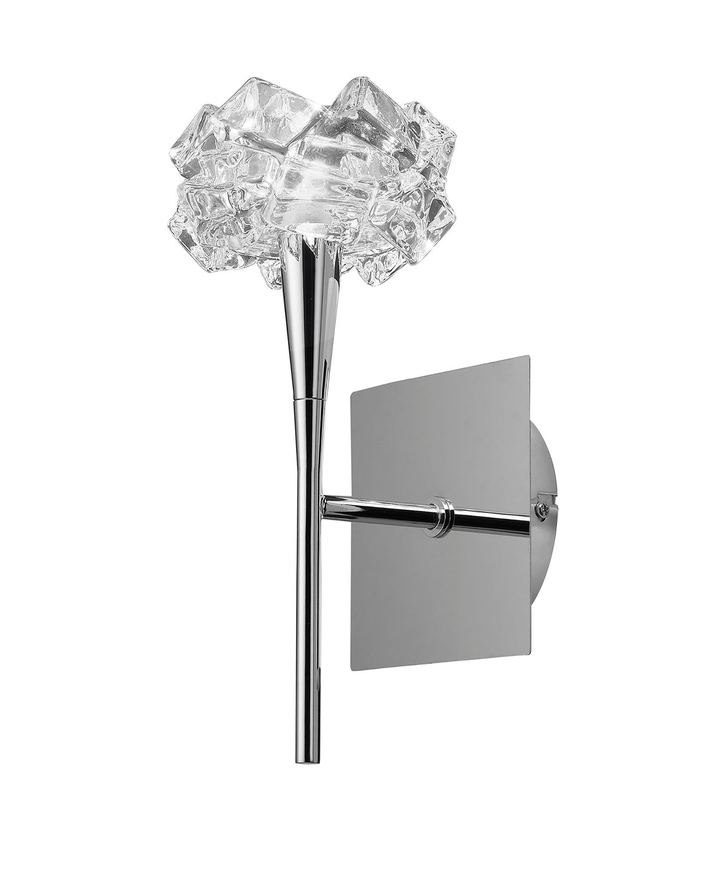 Artic Wall Lamp Switched 1 Light G9, Polished Chrome by Mantra