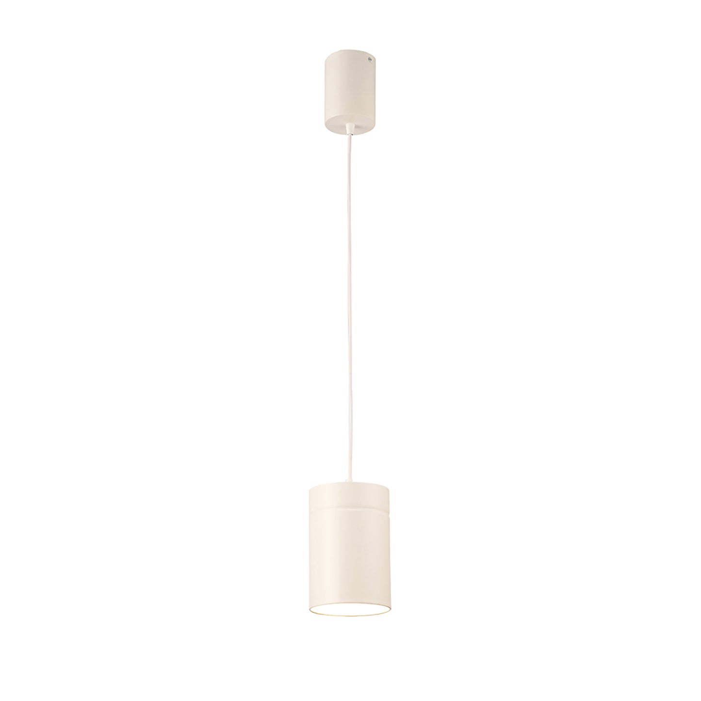 Aruba Pendant Large 12cm Round 1 x E27, Matt White by Mantra