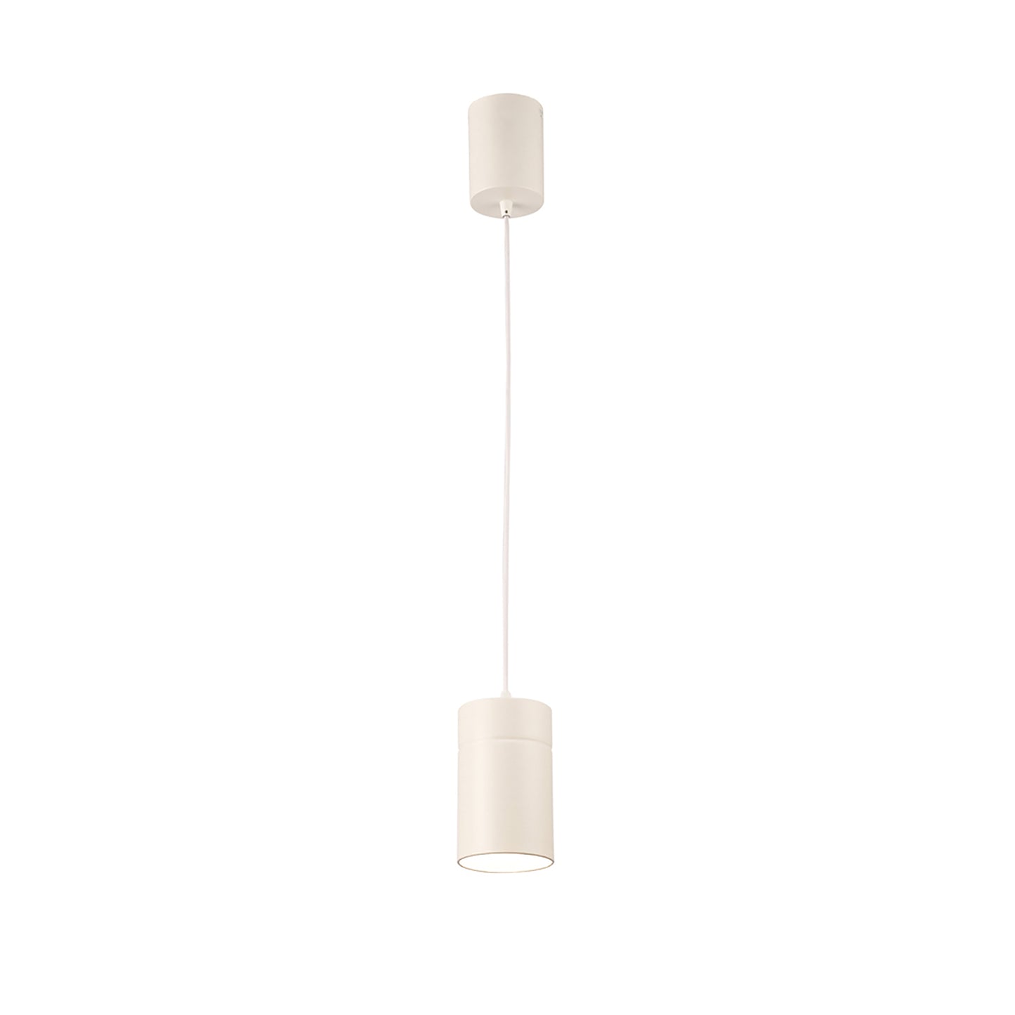 Aruba Pendant Small 9.5cm Round 1 x E27, Matt White by Mantra