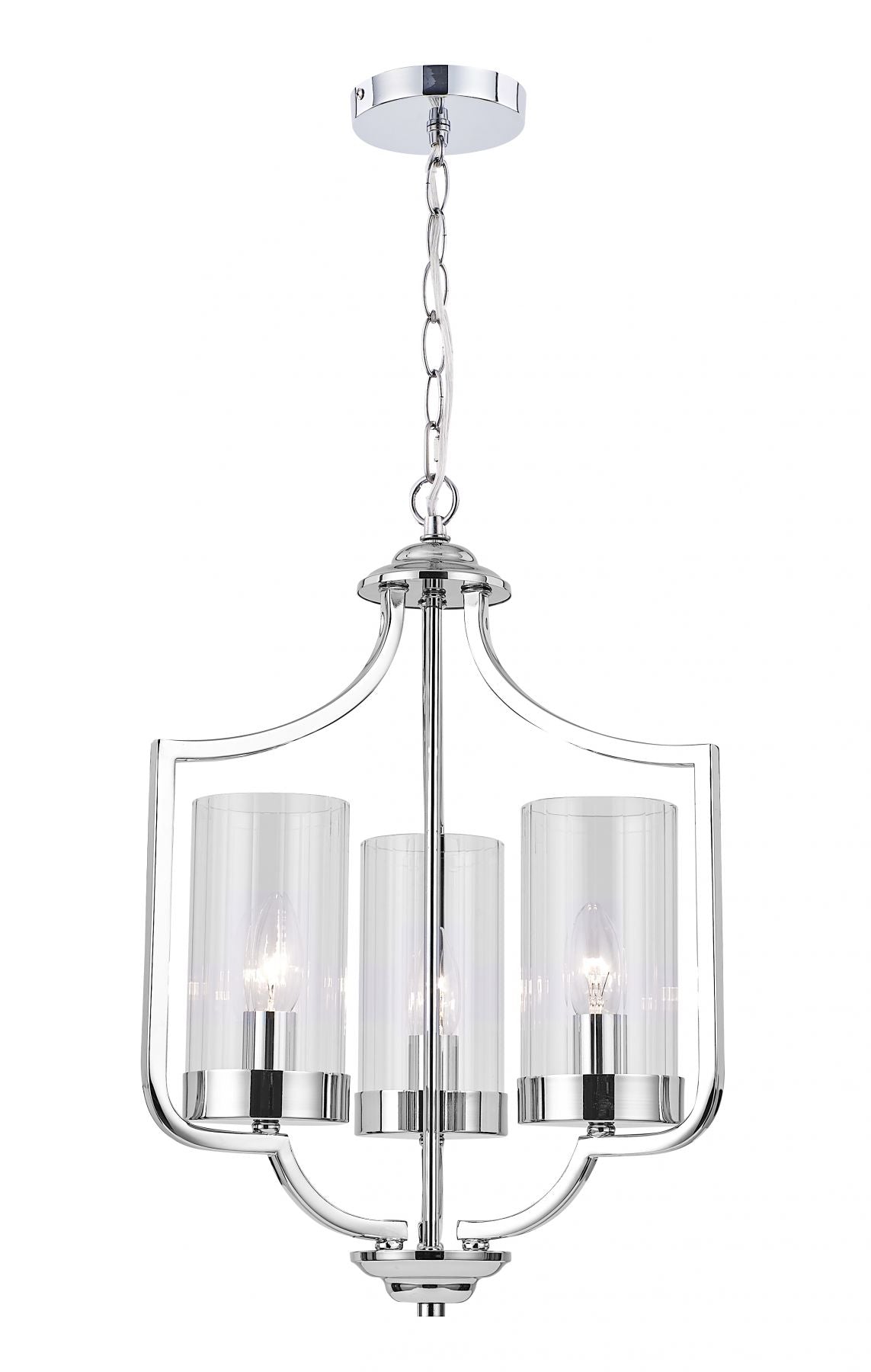 Ashley 3 Light Pendant Polished Chrome