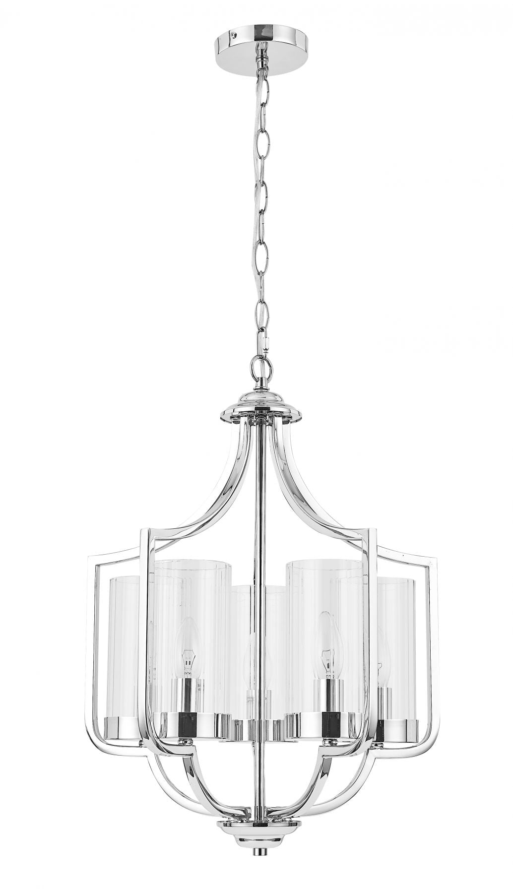 Ashley 5 Light Pendant Polished Chrome