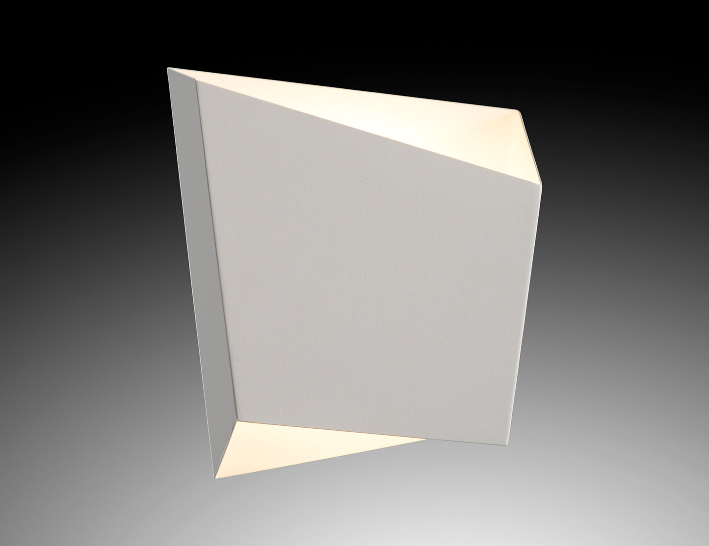 Asimetric Wall Light Rhombus, 1 x GX53 (Max 20W, Not Included), White by Mantra