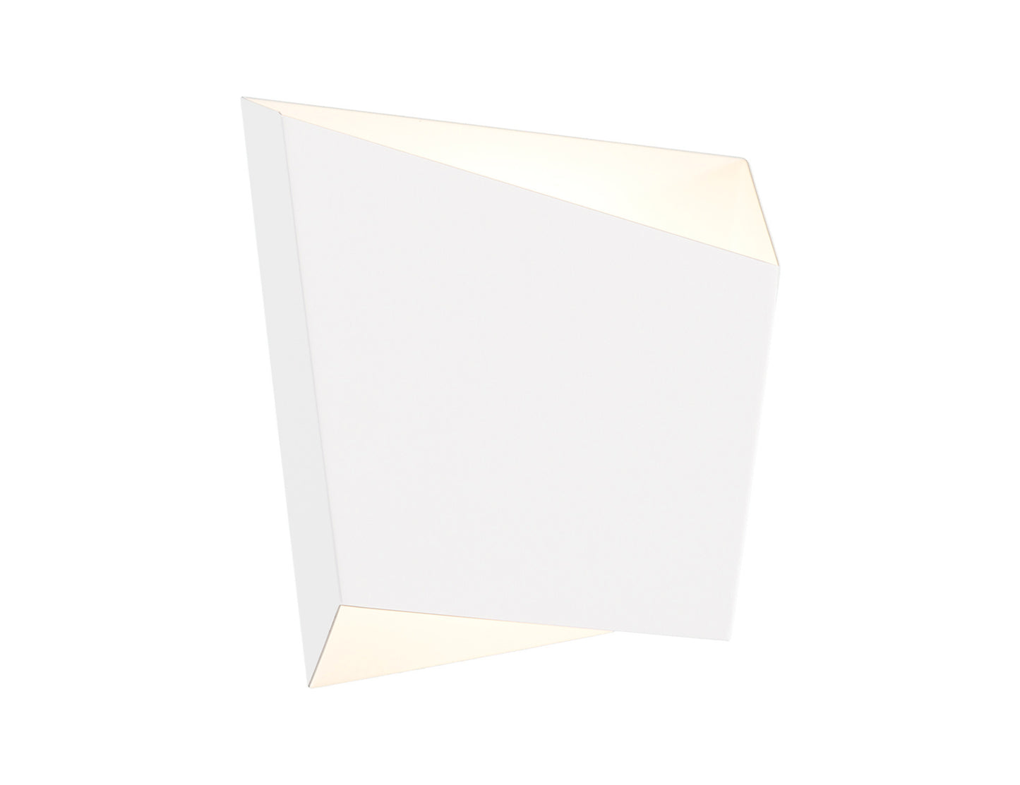 Asimetric Wall Light Rhombus, 1 x GX53 (Max 20W, Not Included), White by Mantra