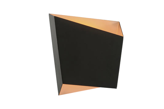 Asimetric Wall Light Rhombus, 1 x GX53 (Max 20W, Not Included), Black by Mantra