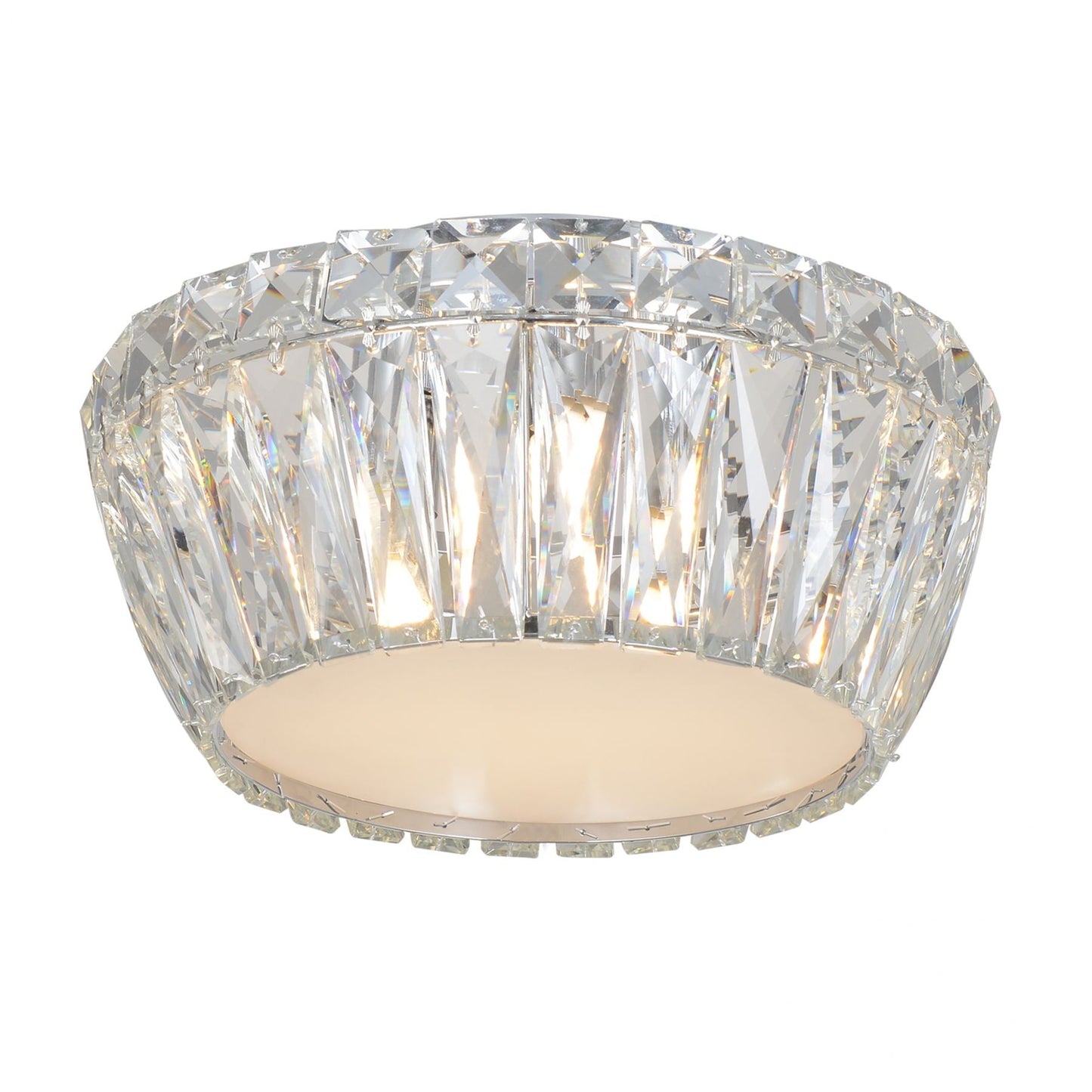 Aurora 3 Light Crystal Flush Fitting