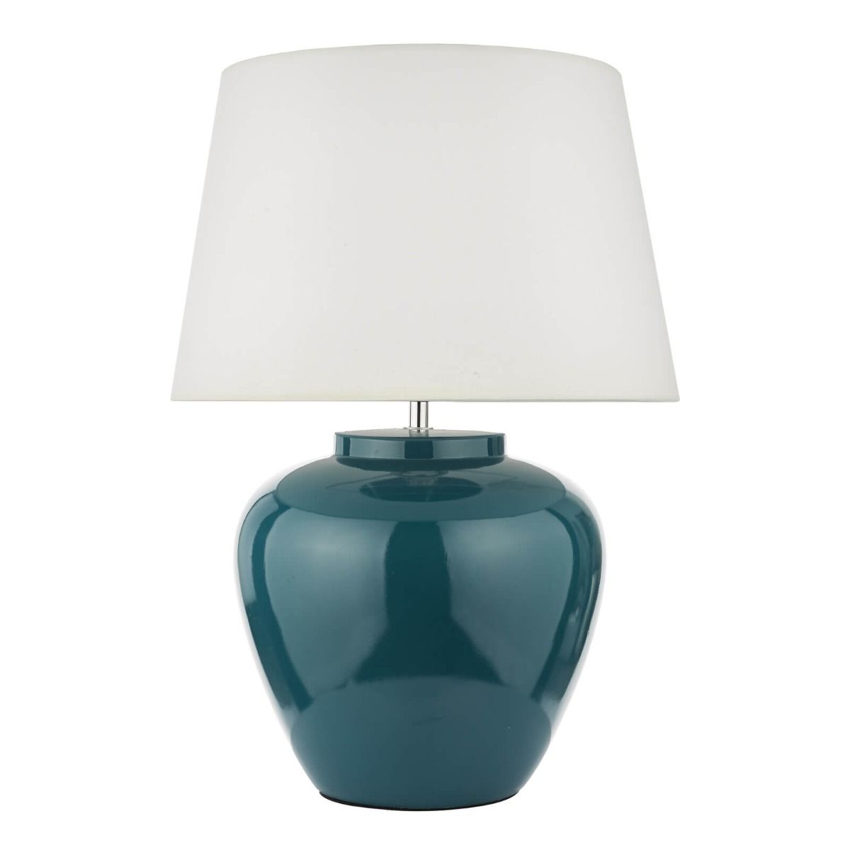 Ayla Table Lamp Blue Ceramic With Shade