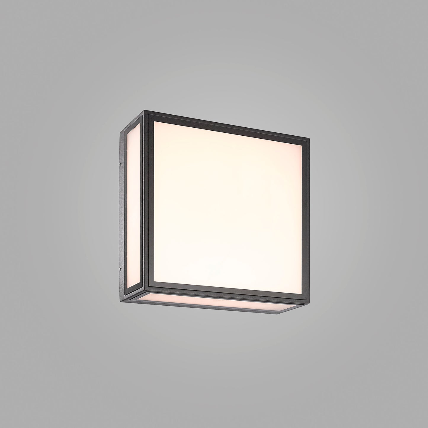 Bachelor Ceiling/Wall, 14W LED, 3000K, 1180lm, IP65, Anthracite, 3yr Warranty by Mantra