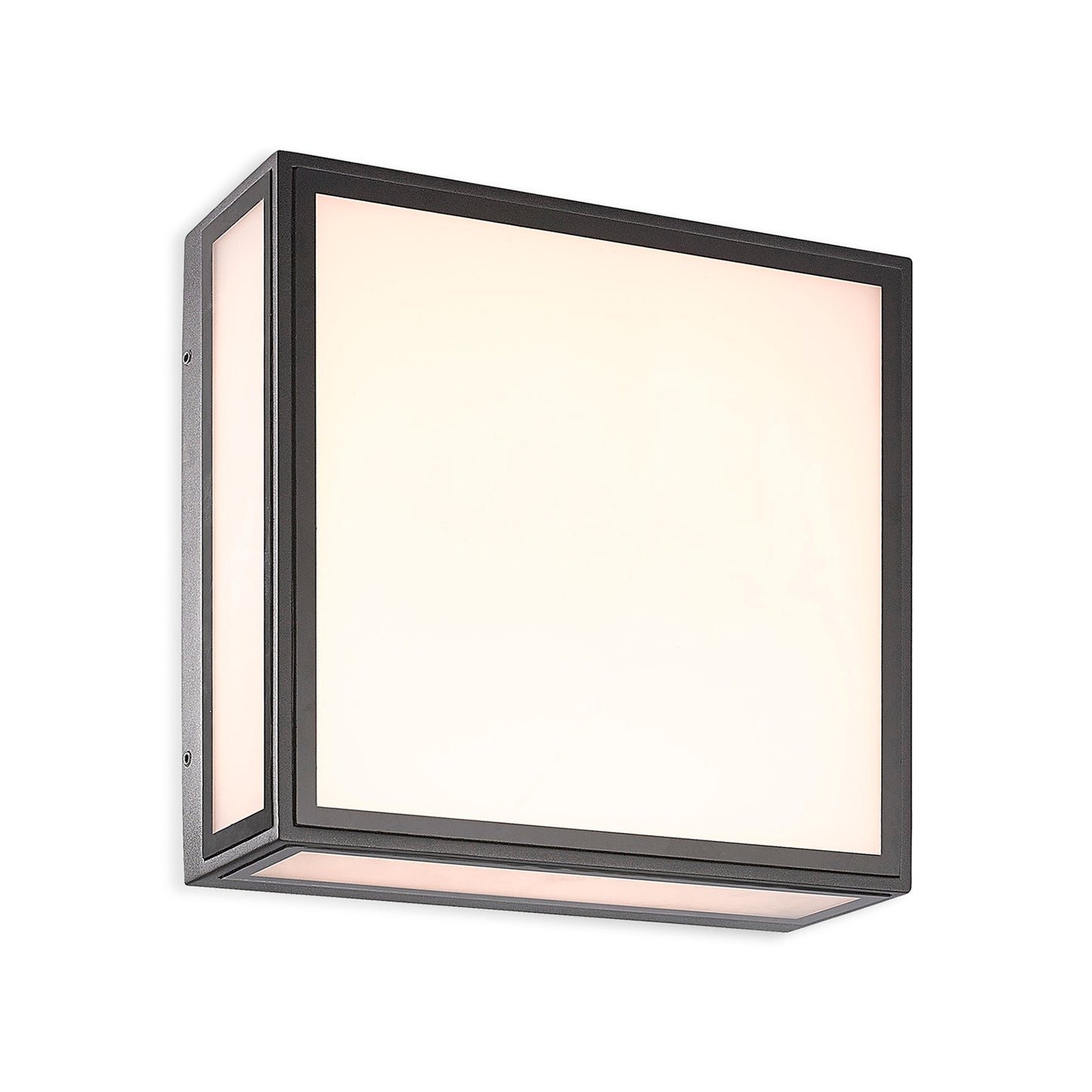 Bachelor Ceiling/Wall, 14W LED, 3000K, 1180lm, IP65, Anthracite, 3yr Warranty by Mantra