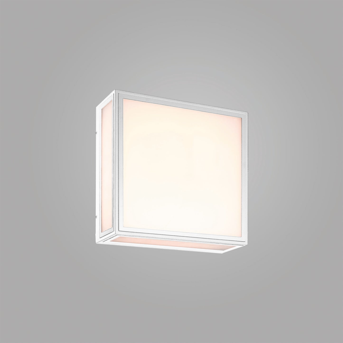 Bachelor Ceiling/Wall, 14W LED, 3000K, 1180lm, IP65, White, 3yr Warranty by Mantra