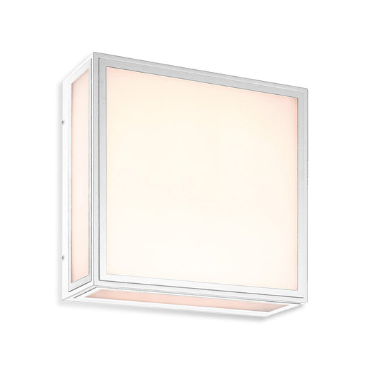 Bachelor Ceiling/Wall, 14W LED, 3000K, 1180lm, IP65, White, 3yr Warranty by Mantra