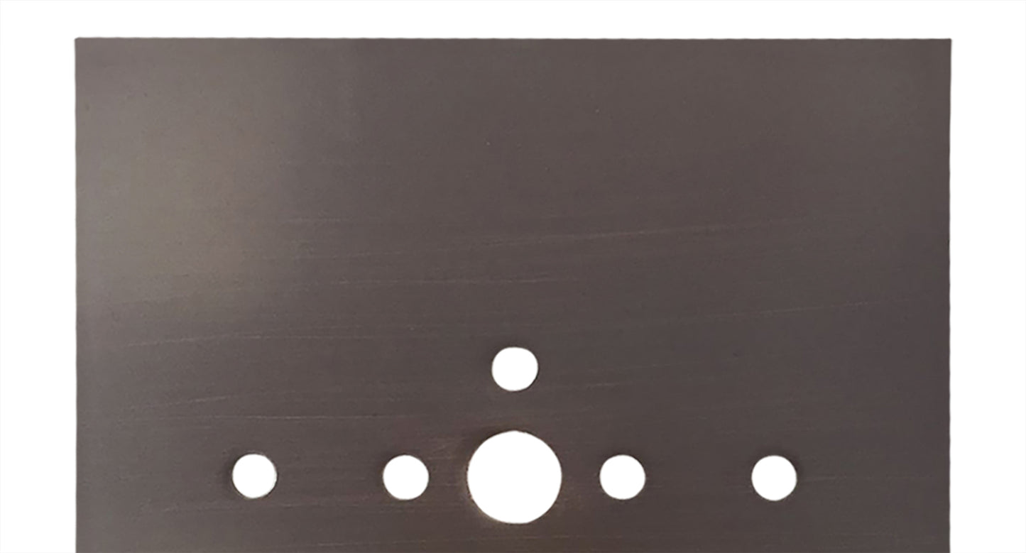 Bahia Flush Mount Plate Kit For M5234 / M5236 Satin Nickel by Mantra