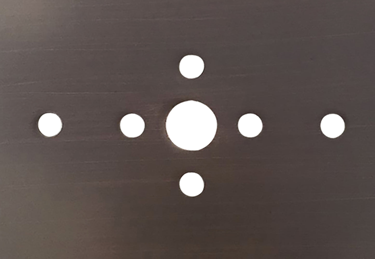 Bahia Flush Mount Plate Kit For M5234 / M5236 Satin Nickel by Mantra