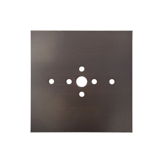 Bahia Flush Mount Plate Kit For M5234 / M5236 Satin Nickel by Mantra