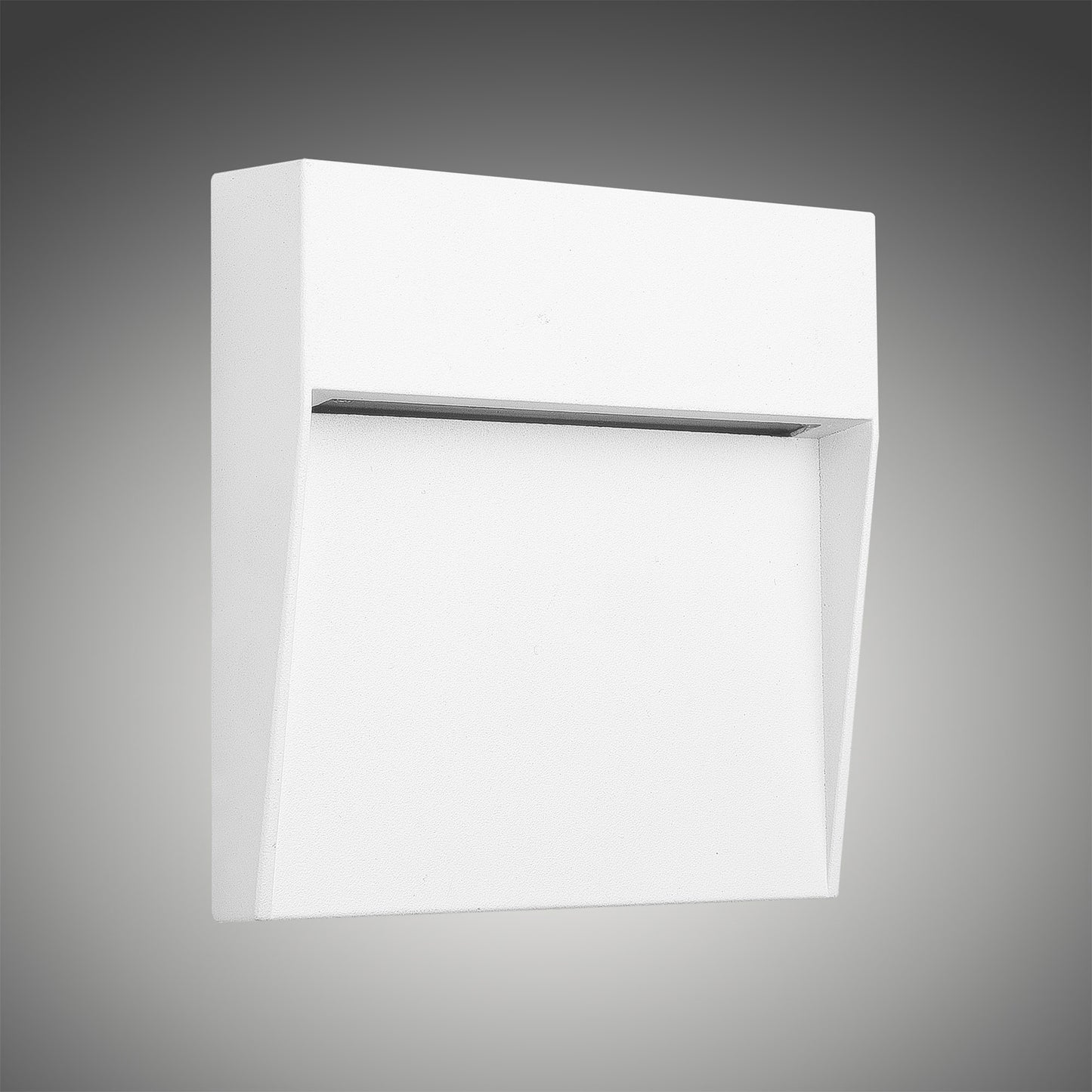 Baker Wall Lamp Small Square, 3W LED, 3000K, 150lm, IP54, Sand White, 3yrs Warranty by Mantra