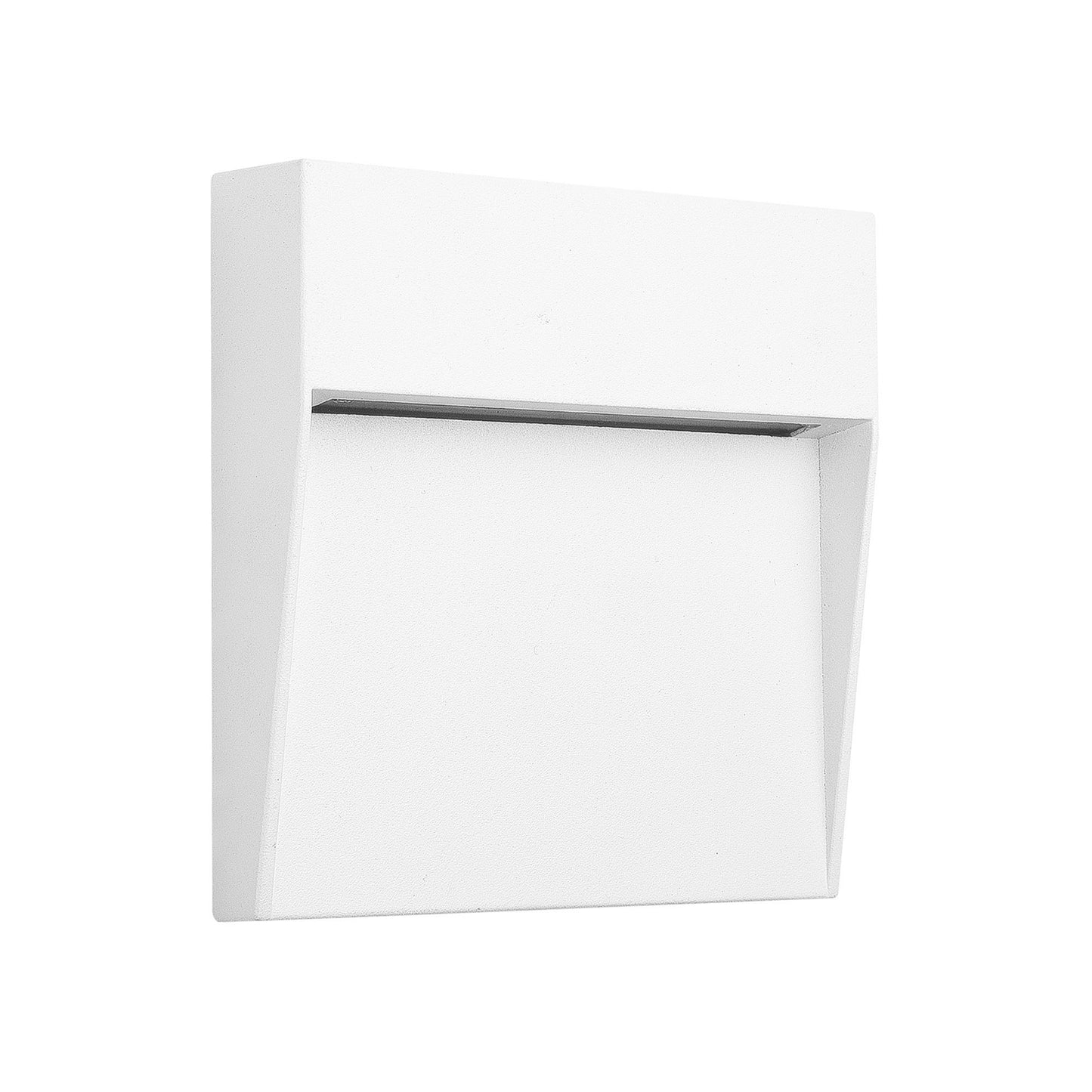 Baker Wall Lamp Small Square, 3W LED, 3000K, 150lm, IP54, Sand White, 3yrs Warranty by Mantra