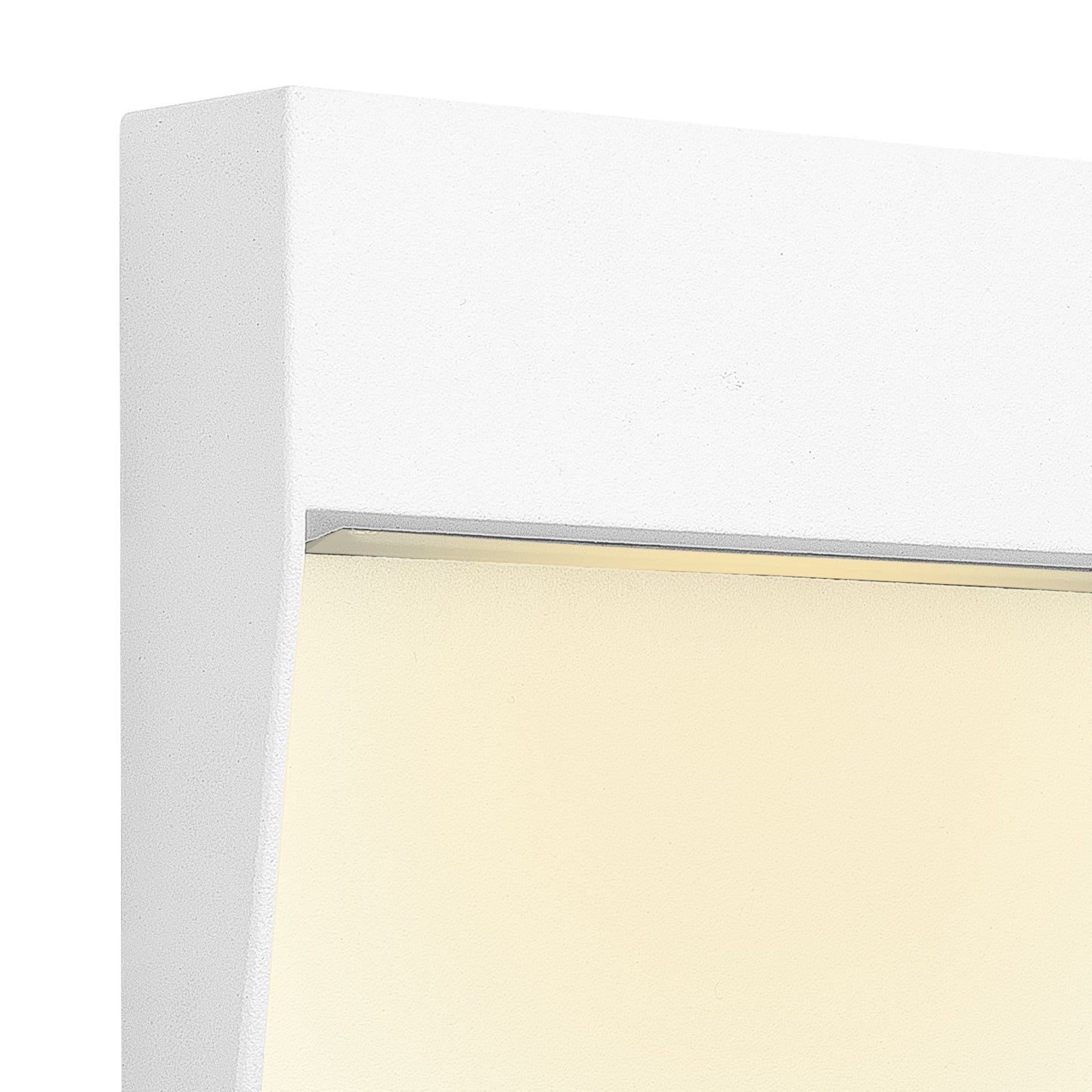 Baker Wall Lamp Small Square, 3W LED, 3000K, 150lm, IP54, Sand White, 3yrs Warranty by Mantra