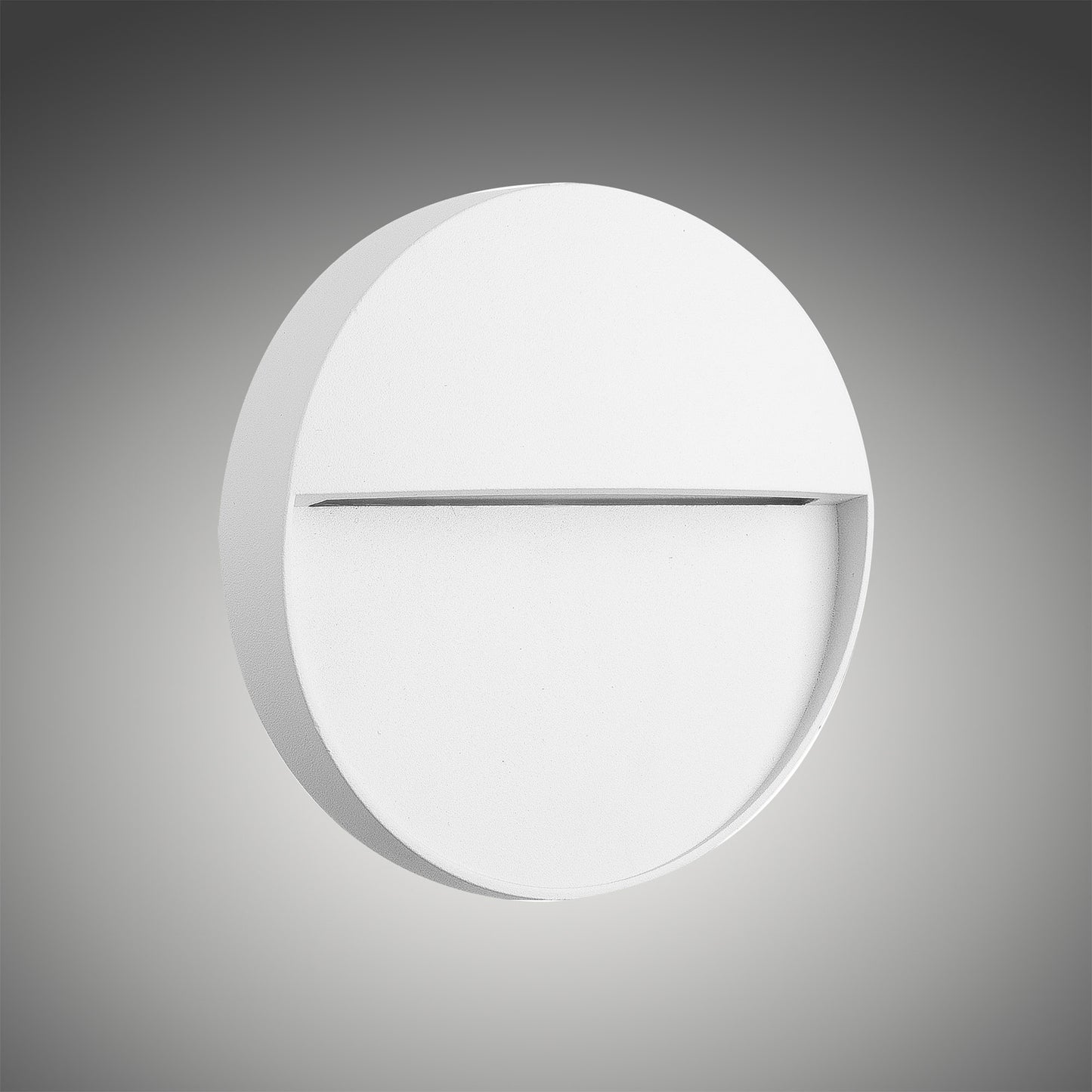 Baker Wall Lamp Small Round, 3W LED, 3000K, 155lm, IP54, Sand White, 3yrs Warranty by Mantra