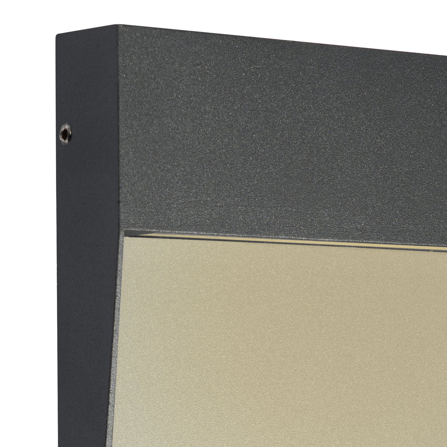 Baker Wall Lamp Large Square, 6W LED, 3000K, 266lm, IP54, Anthracite, 3yrs Warranty by Mantra