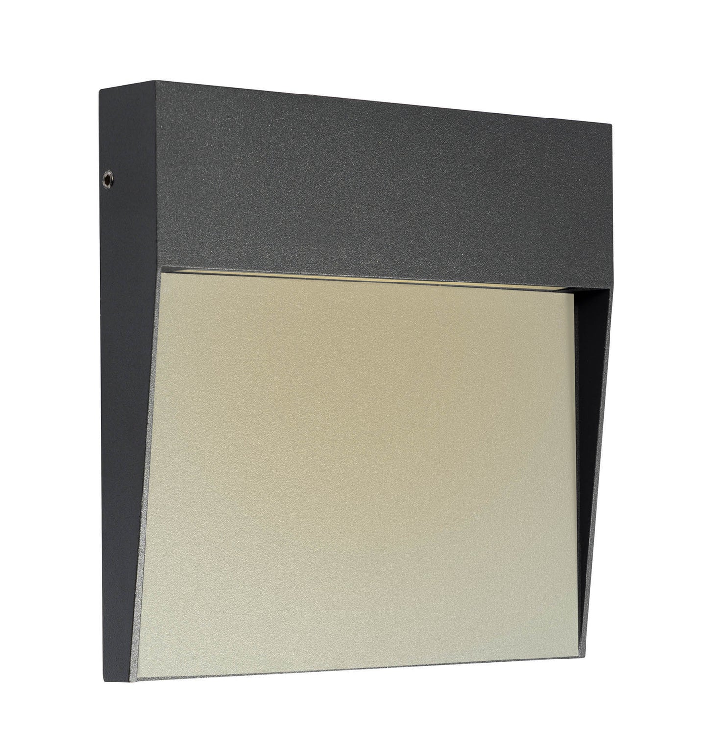 Baker Wall Lamp Large Square, 6W LED, 3000K, 266lm, IP54, Anthracite, 3yrs Warranty by Mantra