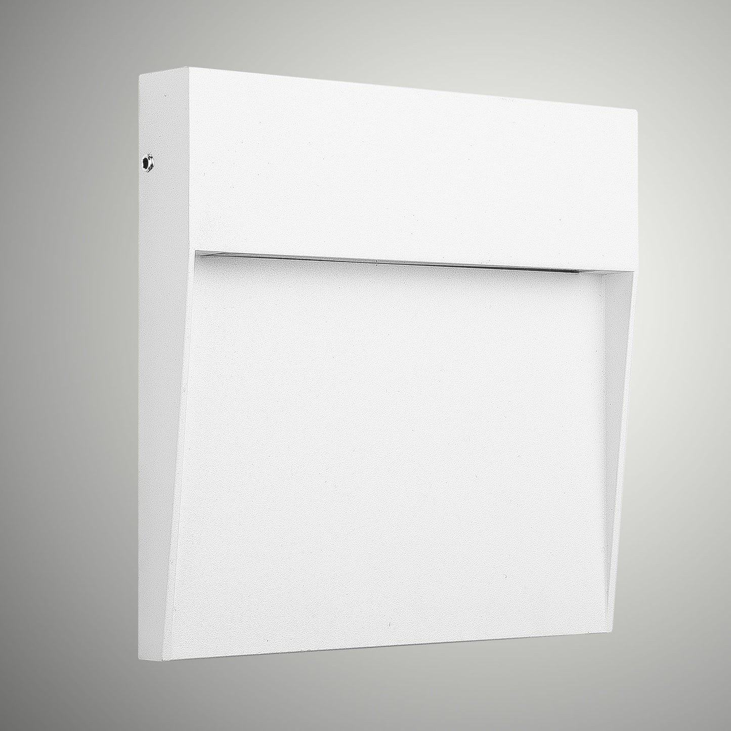 Baker Wall Lamp Large Square, 6W LED, 3000K, 266lm, IP54, Sand White, 3yrs Warranty by Mantra