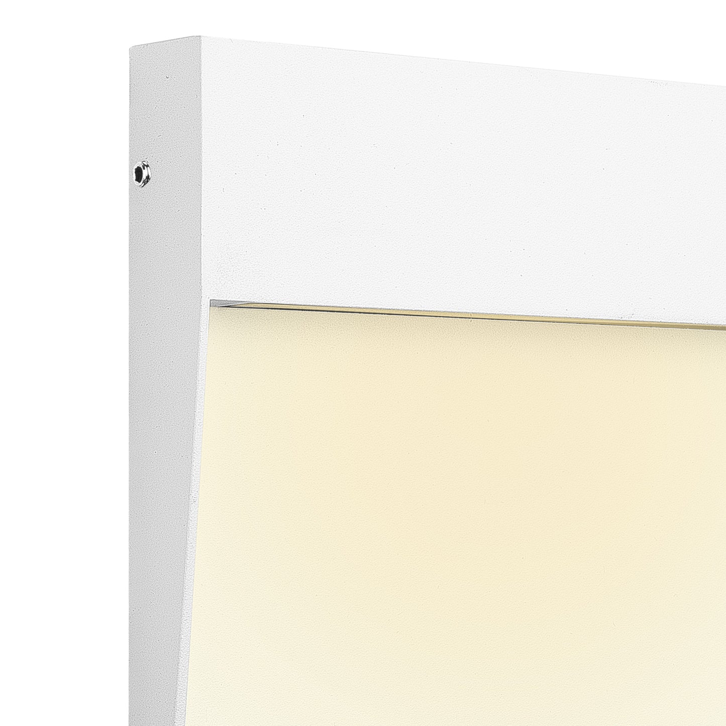 Baker Wall Lamp Large Square, 6W LED, 3000K, 266lm, IP54, Sand White, 3yrs Warranty by Mantra