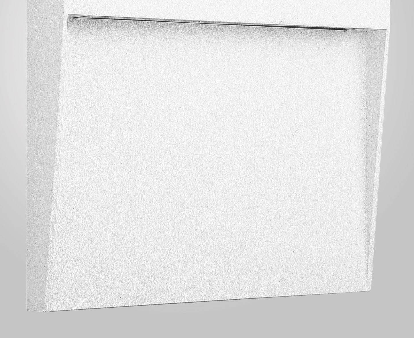 Baker Wall Lamp Large Square, 6W LED, 3000K, 266lm, IP54, Sand White, 3yrs Warranty by Mantra