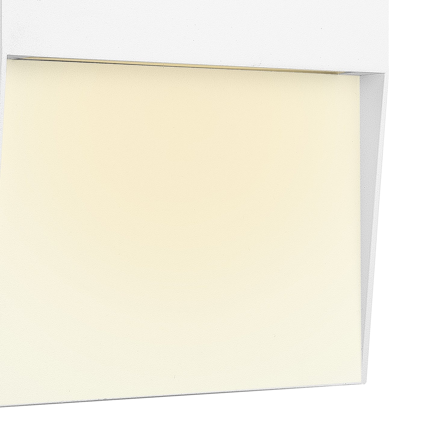 Baker Wall Lamp Large Square, 6W LED, 3000K, 266lm, IP54, Sand White, 3yrs Warranty by Mantra