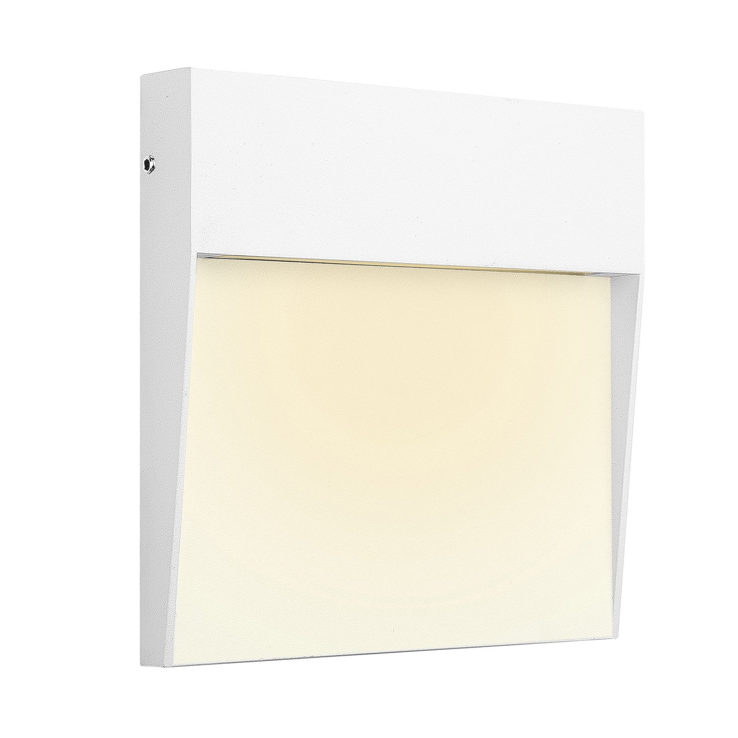 Baker Wall Lamp Large Square, 6W LED, 3000K, 266lm, IP54, Sand White, 3yrs Warranty by Mantra