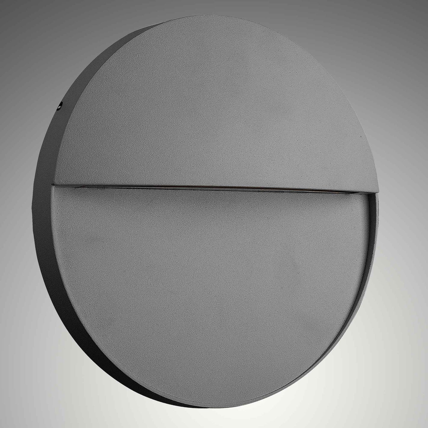 Baker Wall Lamp Large Round, 6W LED, 3000K, 275lm, IP54, Anthracite, 3yrs Warranty by Mantra