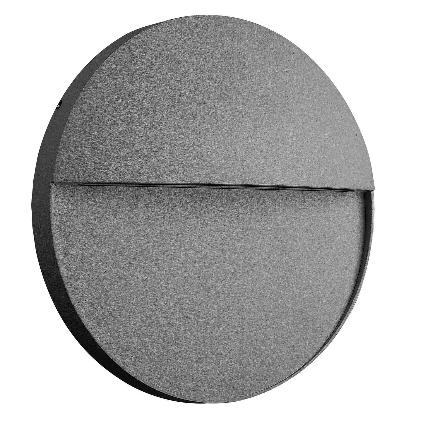 Baker Wall Lamp Large Round, 6W LED, 3000K, 275lm, IP54, Anthracite, 3yrs Warranty by Mantra