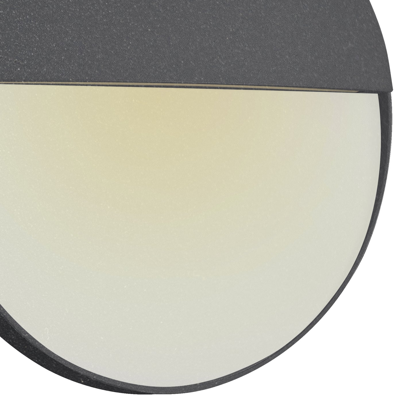 Baker Wall Lamp Large Round, 6W LED, 3000K, 275lm, IP54, Anthracite, 3yrs Warranty by Mantra