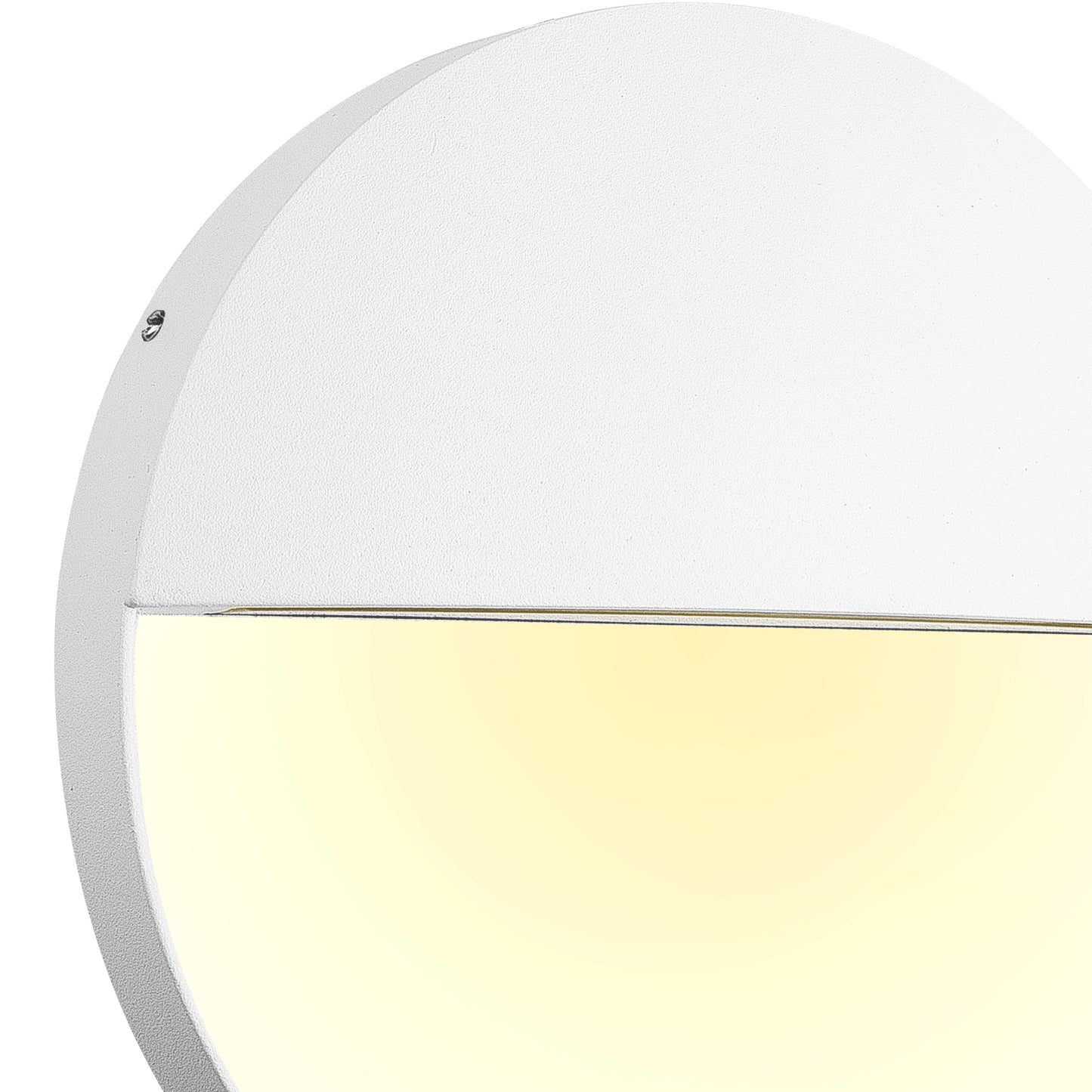 Baker Wall Lamp Large Round, 6W LED, 3000K, 275m, IP54, Sand White, 3yrs Warranty by Mantra