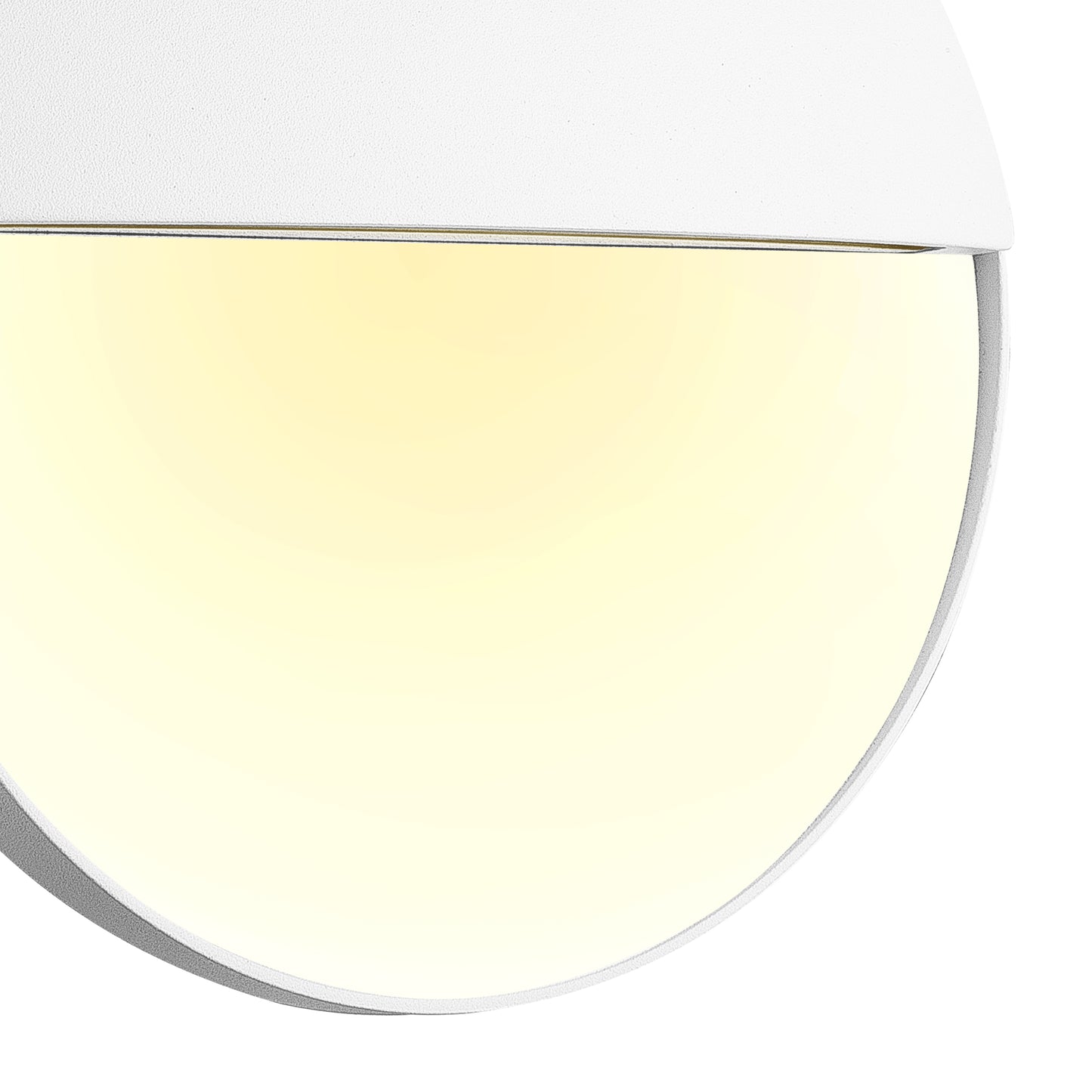 Baker Wall Lamp Large Round, 6W LED, 3000K, 275m, IP54, Sand White, 3yrs Warranty by Mantra