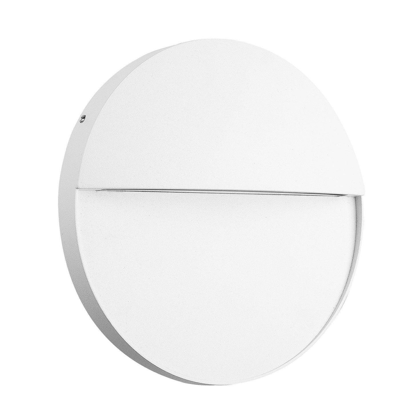 Baker Wall Lamp Large Round, 6W LED, 3000K, 275m, IP54, Sand White, 3yrs Warranty by Mantra