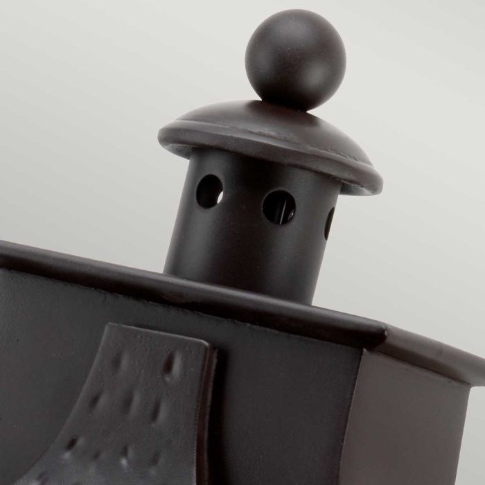 Balmoral 3 Light Wall Lantern - Old Bronze