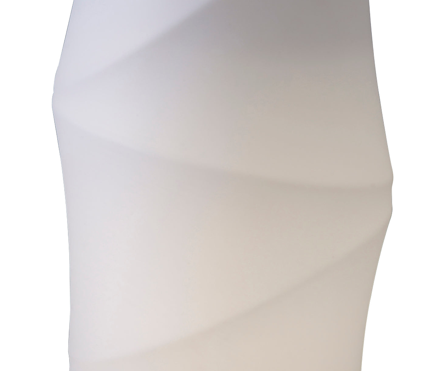 Bambu Tall Pot No Light Outdoor, Opal White by Mantra