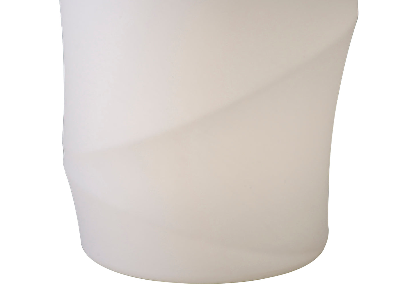 Bambu Tall Pot No Light Outdoor, Opal White by Mantra