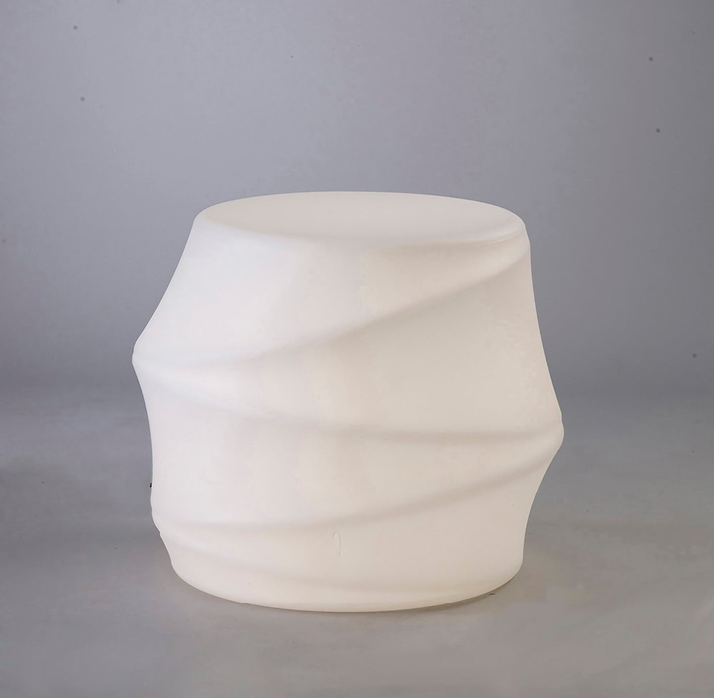 Bambu Stool 1 Light E27 Outdoor IP65, Opal White by Mantra